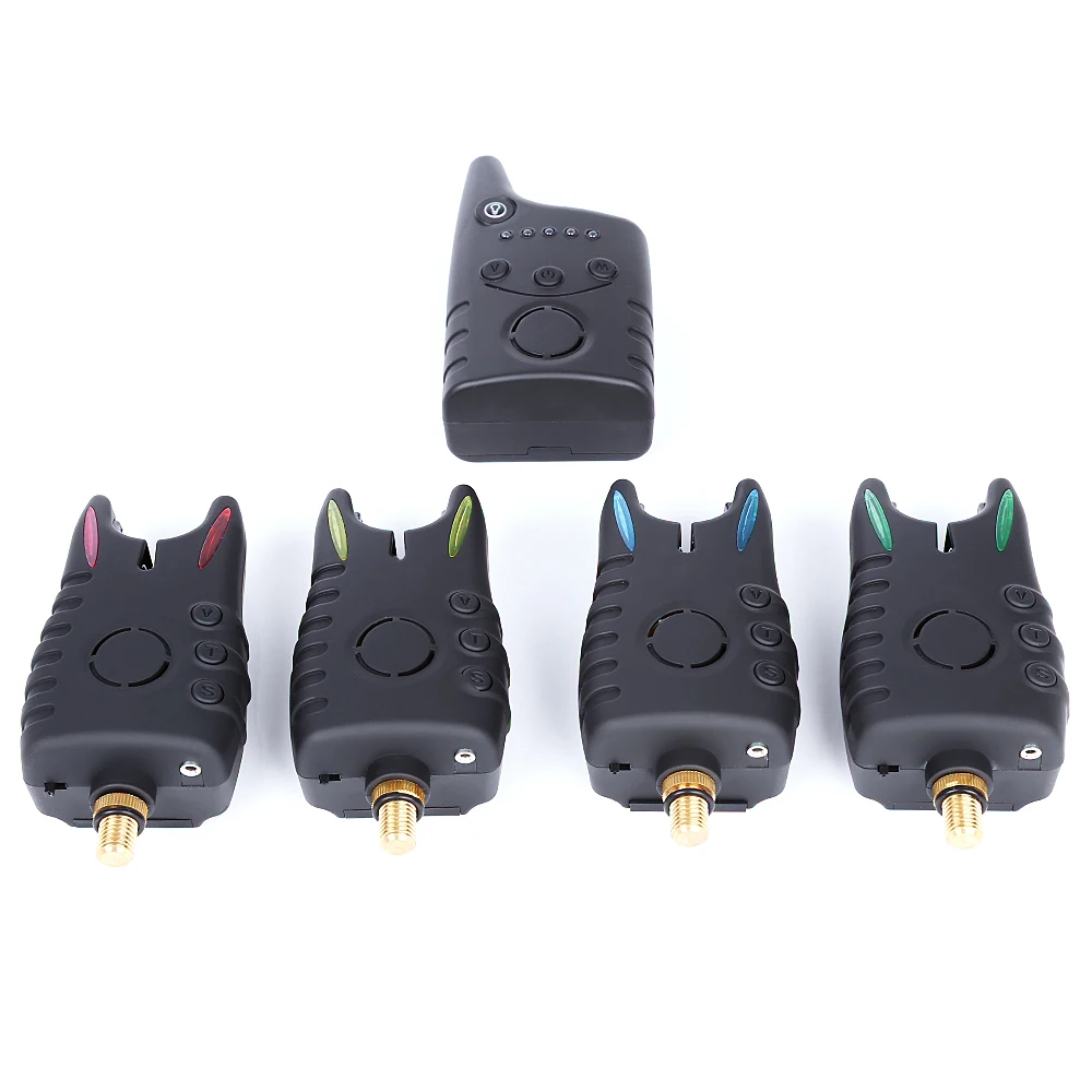 

JY - 57 1 to 4 Fishing Bite Alarm Wireless Fishing Alarm Set Bite Alerters Receiver Angling Tackle with Receiver 2017 NEW