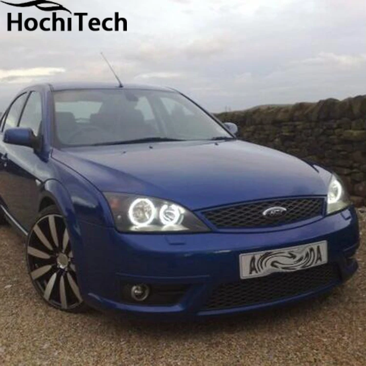 Для FORD Mondeo MK3 2001 2003 2004 2005 2006 2007 светодиодный периметр фар колец halo многоцветный RGB