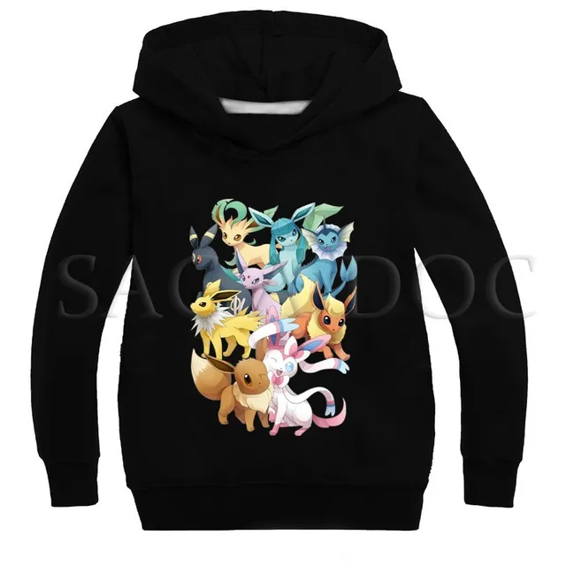 With Ears Pokemon Eevee Face Hoodie Arden Fair Eevee Hoodie With