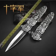 stonewash tactical knife folding Blade Outdoor Army Hunting Knife Survival tools 3D carving knives Camping EDC collection gifts