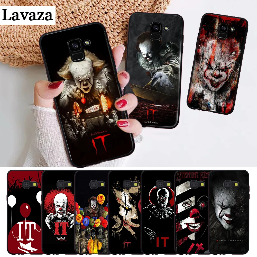 

Lavaza Pennywise The Clown Horror Silicone Case for Samsung A3 A5 2016 2017 A6 Plus 2018 A7 A8 A9 A10 A30 A40 A50 A70 J6