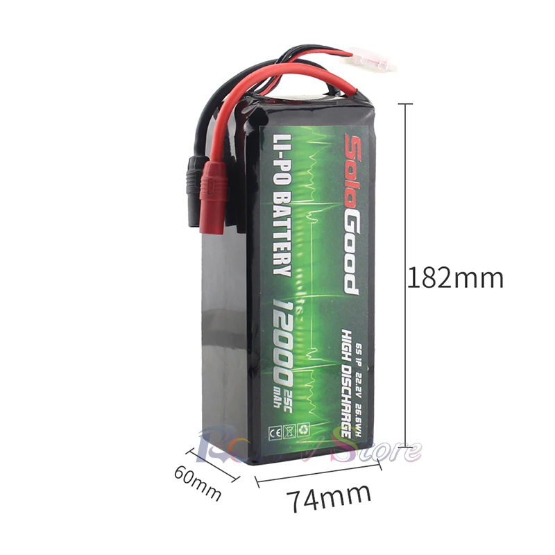 SoloGood 22000 16000 12000 MAH 22,2 V 6S литиевые батареи для авиационной модели большой емкости для защиты растений БПЛА