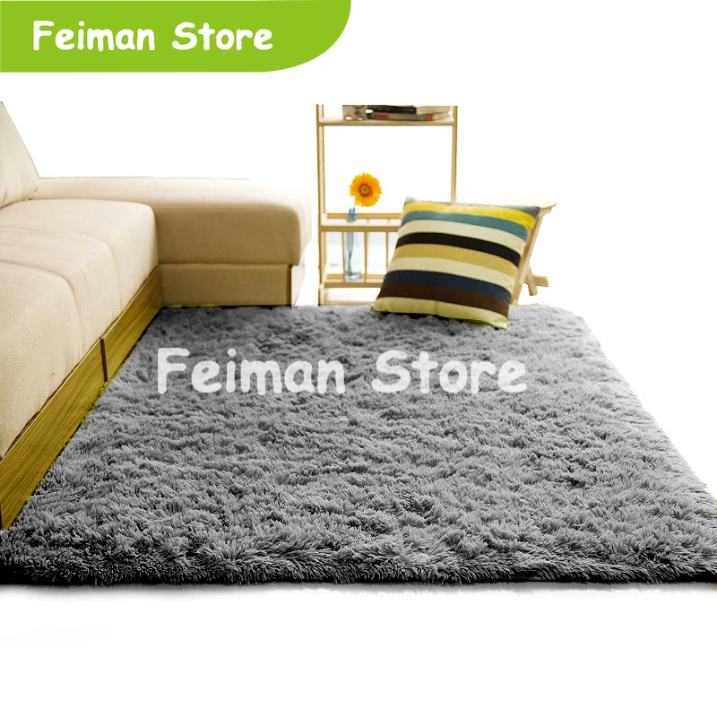 Лохматый ковер для гостиной домашние теплые плюшевые Коврики для пола пушистые коврики для детской комнаты искусственный мех ковер для гостиной коврики шелковые коврики