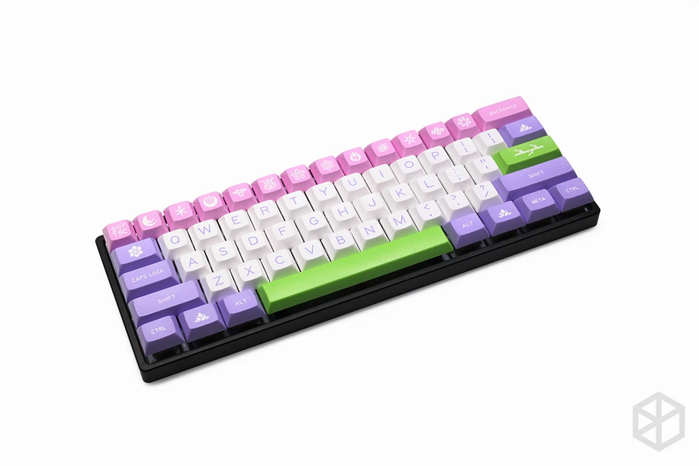 Plana de Alumínio Anodizada com Pés de Metal para o Teclado Colorway para Gh60 Caixa Mecânico Personalizado Preto Siver Cinza Xd60 Xd64 Satanás - Imagem 4