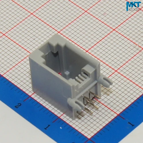 100 قطع رمادي 4P4C RJ10 RJ11 الإناث PCB الهاتف وحدات الهاتف مقبس توصيل 100 قطع رمادي 4P4C RJ10 RJ11 الإناث PCB الهاتف وحدات الهاتف مقبس توصيل