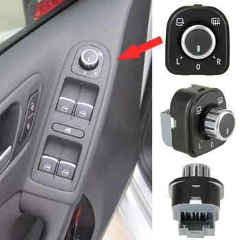 

1PCS Chrome Power Side Mirror Adjust Switch Knob Fit Jetta MK5 Golf MK5 MK6 Rabbit Passat B6 3C Tiguan 5ND 959 565 / 5ND959 565A