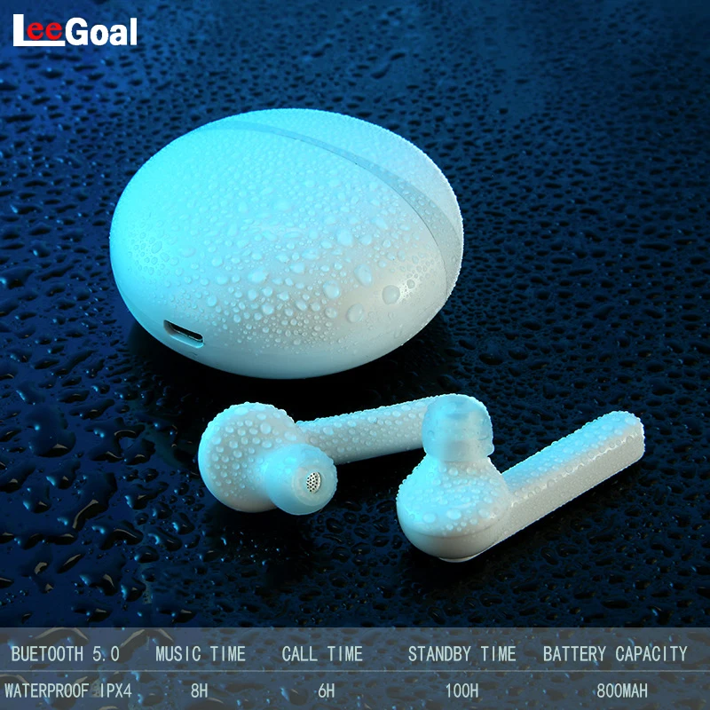

Mini Wireless HIFI Stereo Earbuds Bluetooth earphone 5.0 with Microphones in-Ear Headset IPX4 Sweatproof Sport Earphones