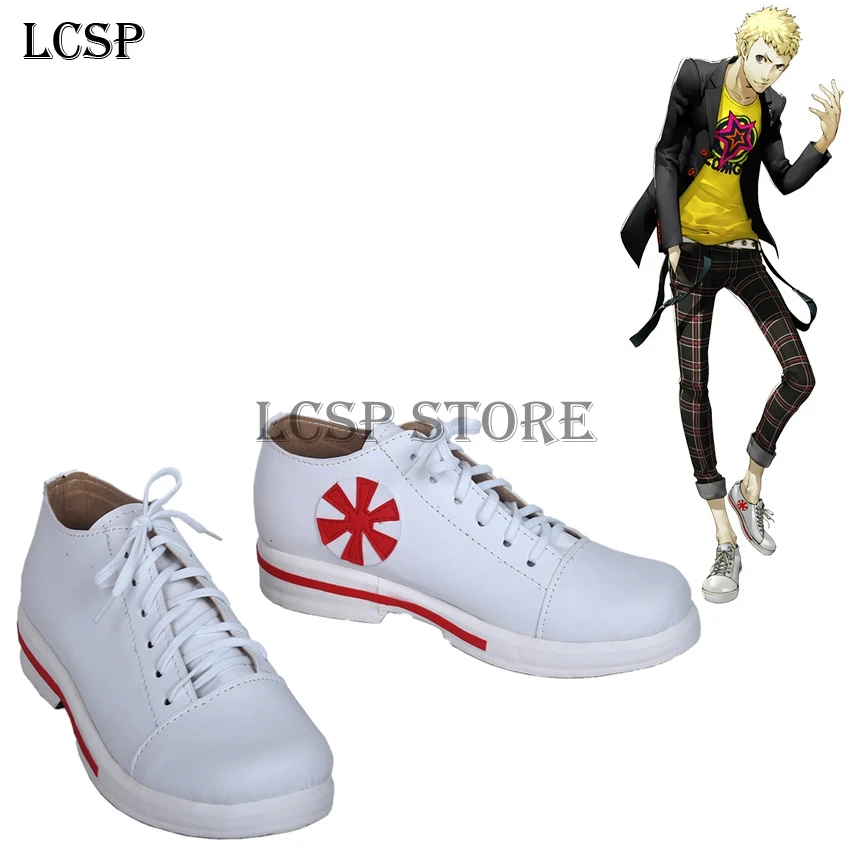 LCSP Persona 5 Ryuji Sakamoto/ботинки для костюмированной вечеринки в стиле японского аниме