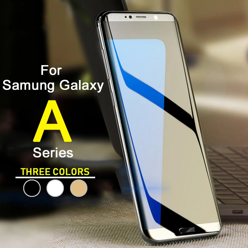 

Protective Glass on For Samsung A6 2018 2017 2016 A3 A5 A7 A8 Plus tremp screenprotector Tempered Glas Galaxy Screen Protector