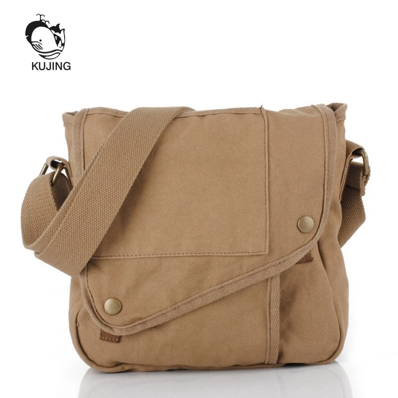 

KUJING Couple Canvas Bag Hot High-quality Shoulder Messenger Bag Business Men Bag Cheap Men And Women Fashion Leisure Package