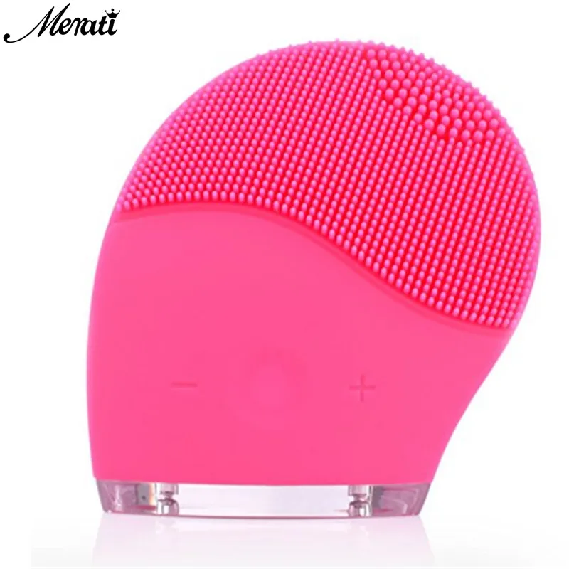 Electric Face Cleanser Vibrate Waterproof Silicone Cleansing Brush