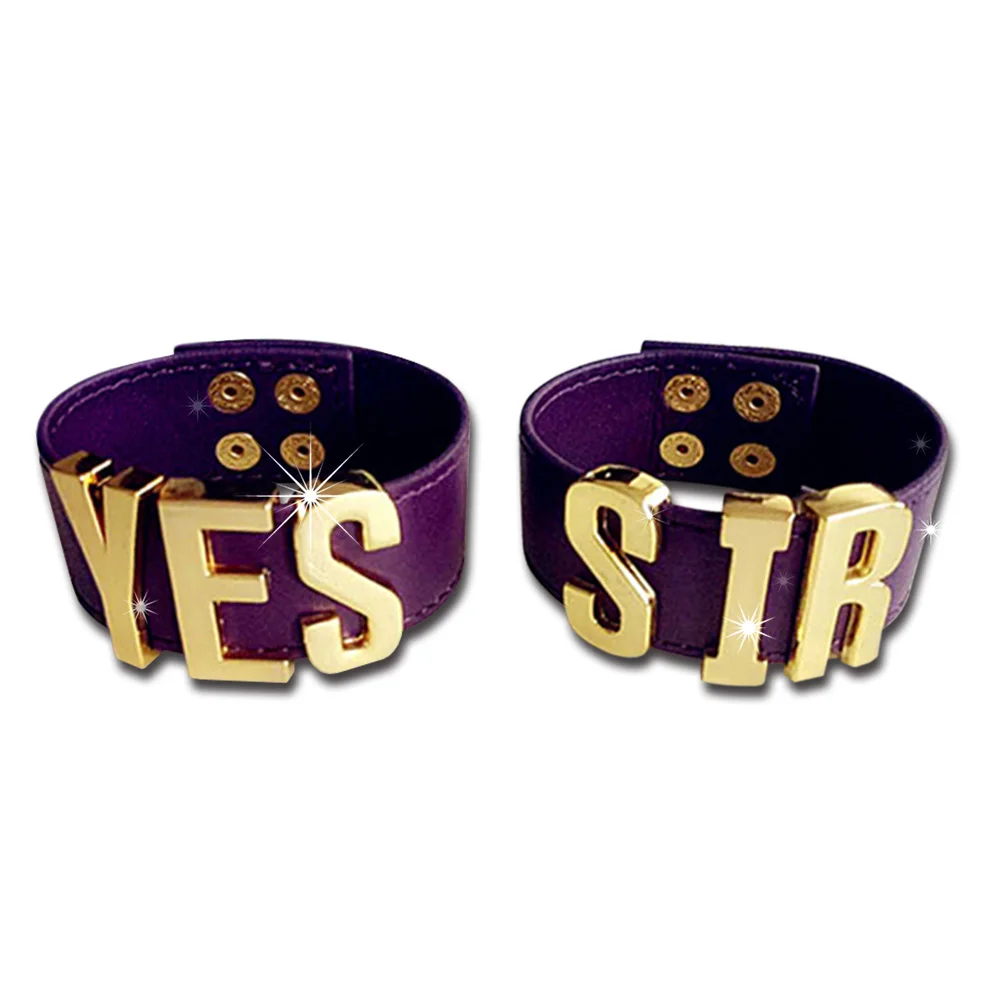 Harley Quinn YES SIR Bracelets Suicide Squad YES SIR Bracelets