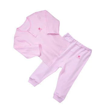 

YiErYing Baby Clothing Leisure Long Sleeve Pure Color 100% Cotton Soft 2Pcs T-shirt+Pants For Baby Boys Girls Clothes Sets