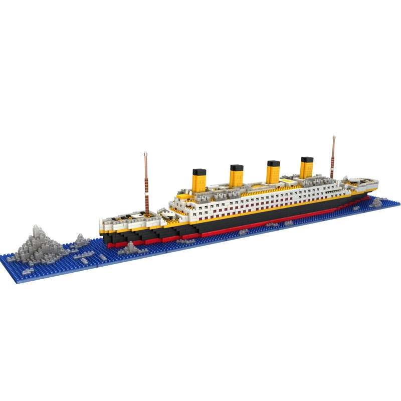 

LOZ The Titanic DIY Assemble Building Blocks Model Classical Toys Gift for Children Compatible with LOZ Not Legoinglys Friends