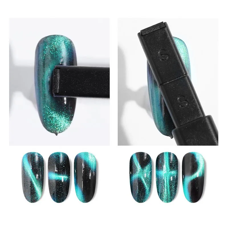 Multi-function Magnet Stick Tool for 3D Magnetic Cat Eye Gel Magic Gel Nail Polish Glitter Uv Gel Nail Polish Manicure Tools
