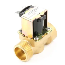 Латунь Электрический кран DN20 G3/4 обычно закрыт пилота с механическим приводом подачи воды DC 12 V Электрический электромагнитный клапан Лидер продаж