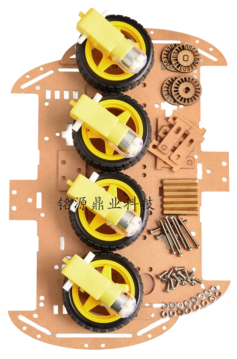 تجنب تتبع موتور الذكية سيارة روبوت الهيكل كيت سبيد التشفير صندوق بطارية 4WD وحدة أشعة فوق الصوتية لاردوينو عدة