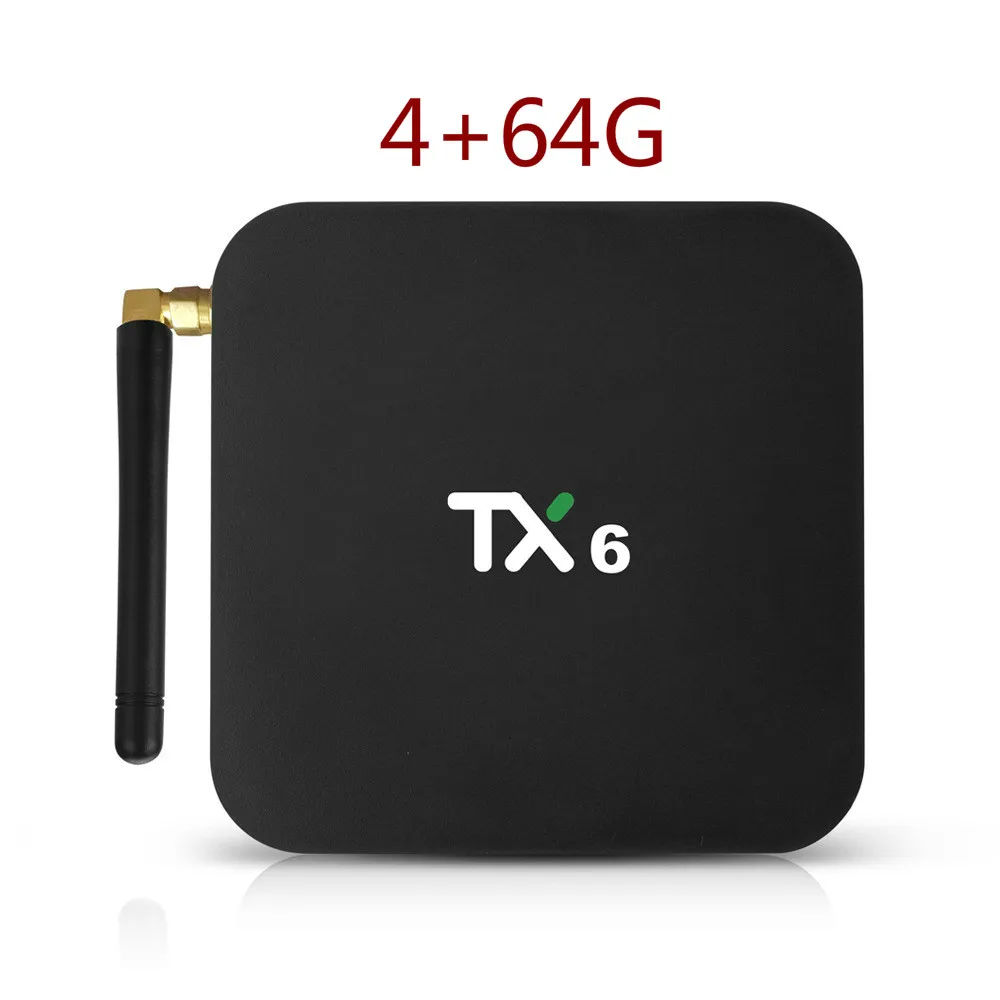Android 9.0 TV Box TX6 4GB RAM 64GB 5.8G Wifi Allwinner H6 Quad Core USD3.0 BT4.2 4K Google Player Youtube Tanix Set Top Box TX6