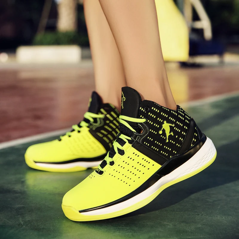 Women Men Basketball Shoes For Sport Sneakers Mens Breathable Air Cushion Lace Up Male 2017 New Brand Couples Jordan Shoes 36-47