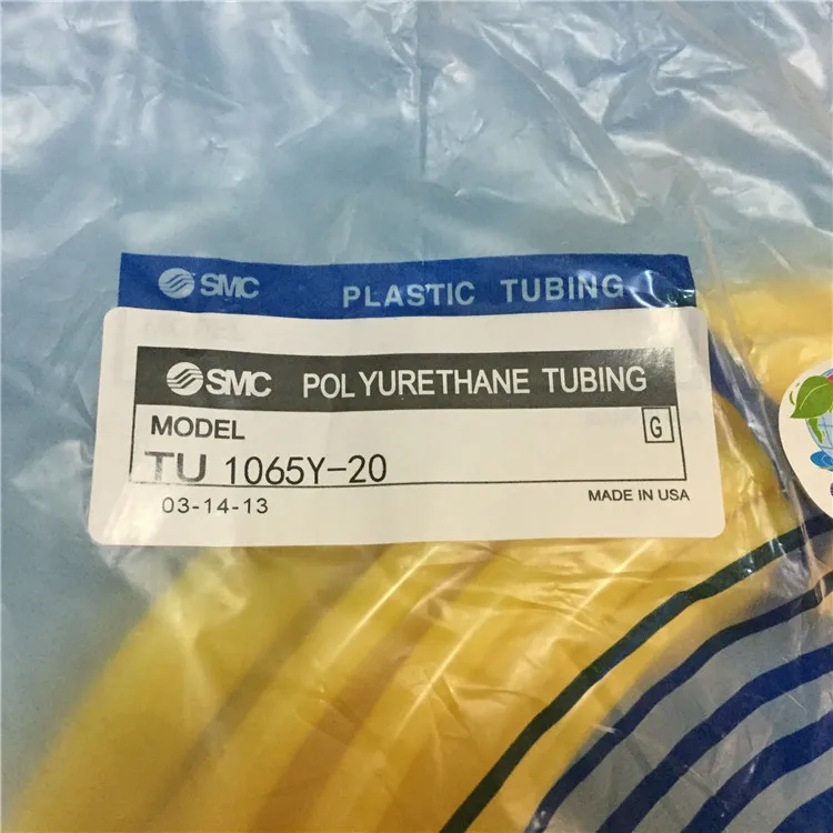 TU0425Y-20 TU0604Y-20 TU0805Y-20 TU1065Y-20 TU1208Y-20 Пневматик желтый воздушный шланг ту серии 20 м