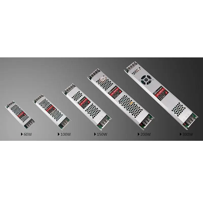 AC190-240V для DC12V ультра тонкий светодиодный Питание освещения трансформатор для Светодиодные ленты света