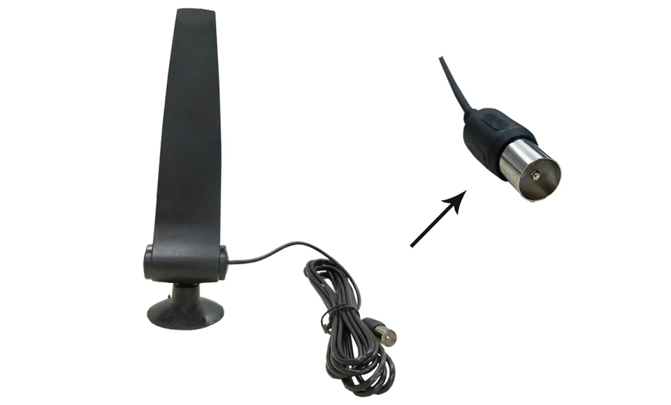 Внутренняя телевизионная антенна цифровой усиленный сигнал WiFi беспроводной антенны воздушные с удлинителем для DVB-T ТВ HD ТВ приемник