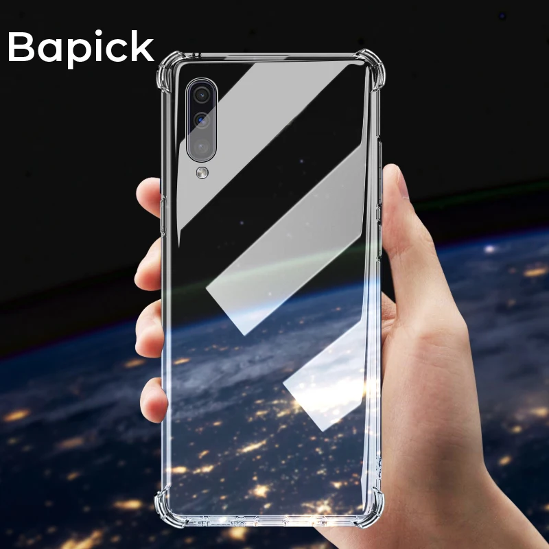 Мягкий силиконовый чехол для телефона Bapick из ТПУ samsung a50 a70 a30 a20 Galaxy S8 s9 s10 plus note 9 8