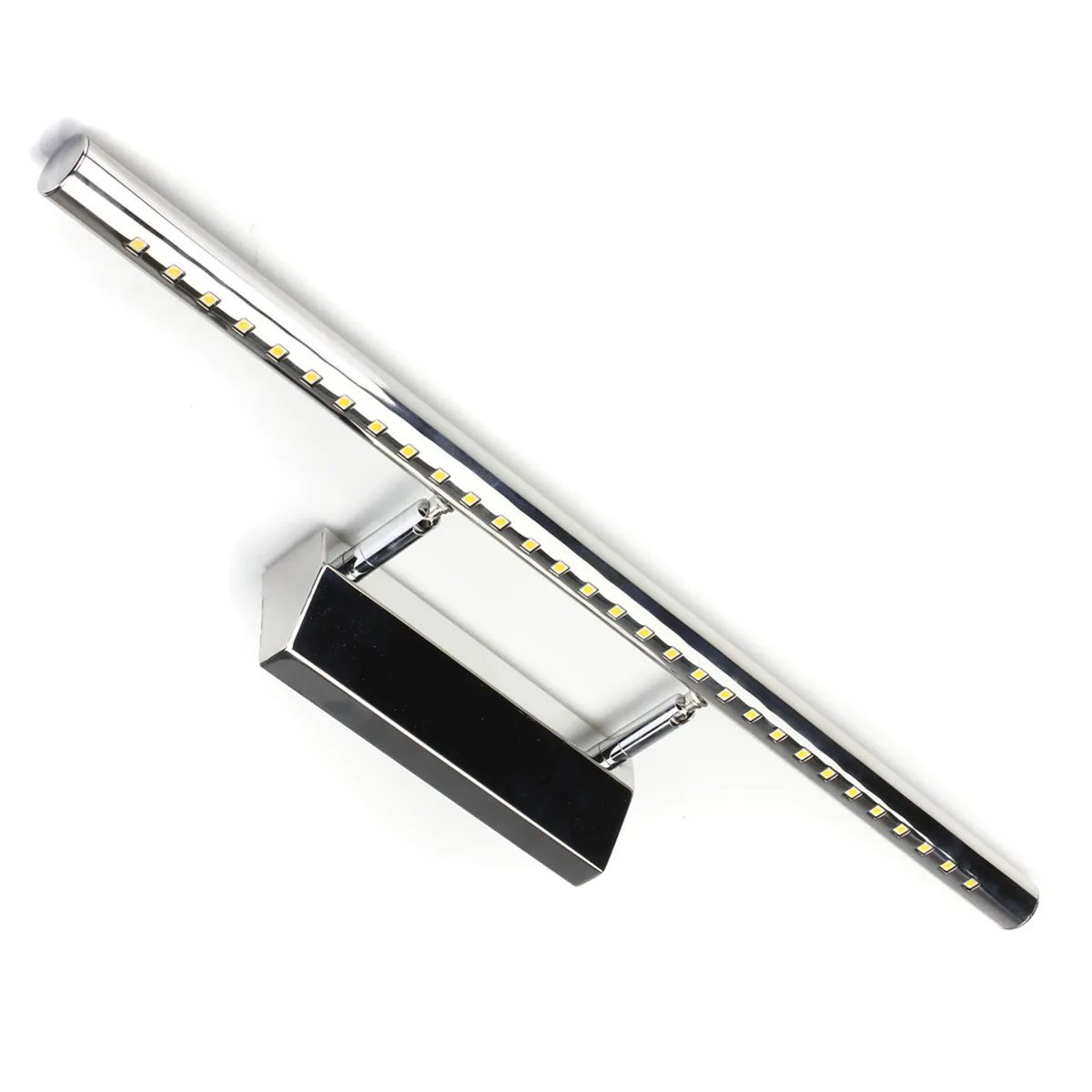 

Stainless Steel 7W 30 SMD 5050 White LED Mirror Front Wall Light Lamp Bathroom Lights