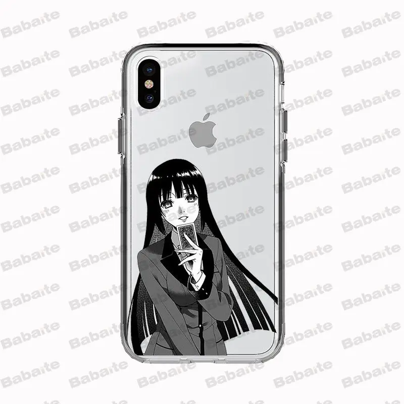 Babaite аниме kakeguui чехол для телефона iphone 11 Pro 11Pro Max X 10 8Plus 7 7Plus 6 6S Plus 5 5S SE