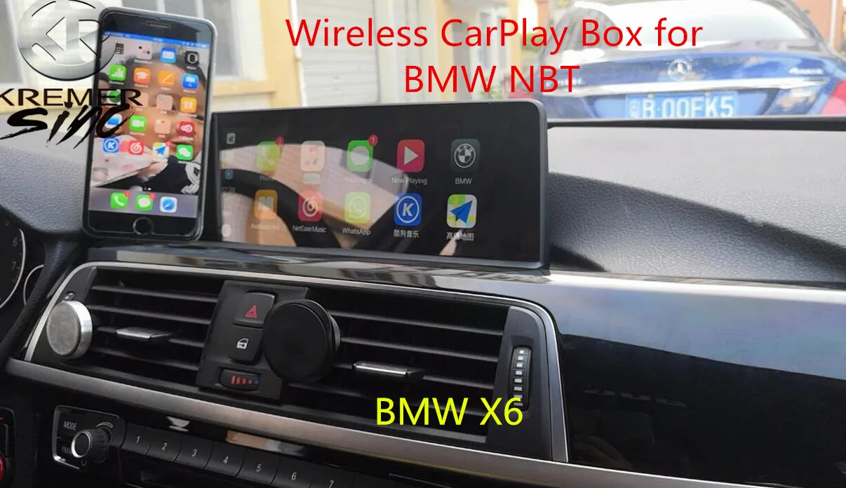 aftermarket Беспроводная коробка CarPlay для всех BMW NBT CIC CCC EVO система 1 2 3 4 5 7 серии Surpport камера заднего вида