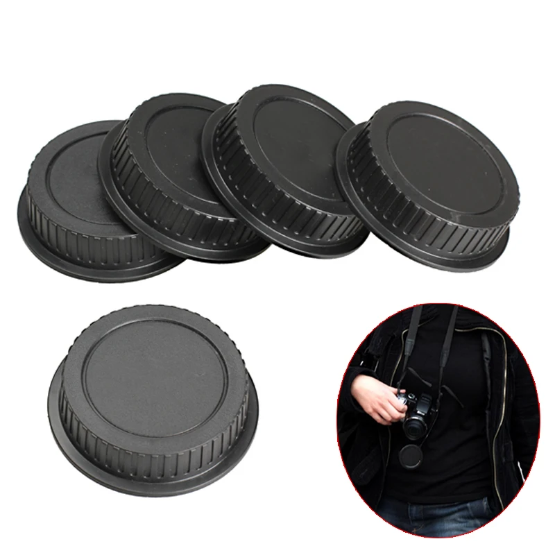 5 Pcs Rear Lens Cap Dust Cover for Canon EF ES-S EOS Series Lens S288