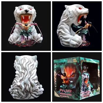 

Anime One Piece Roronoa Zoro with Tiger 10th Limited Ver. GK PVC Action Figure Statue Collectible Model Kids Toys Doll 24cm