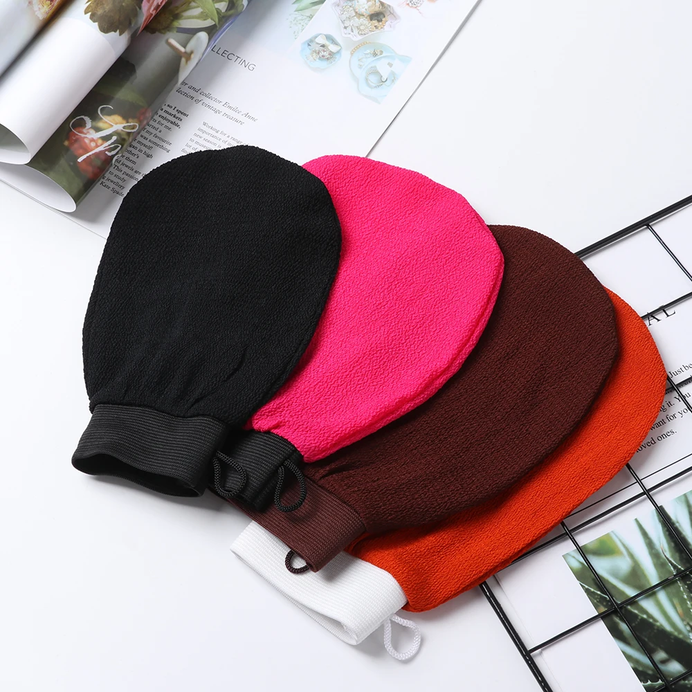 

1pc Moroccan Hammam Shower Bath Magic Peeling Glove Exfoliating Towel Tan Removal Kessa Body Rub Bath Scrubber Massage Glove