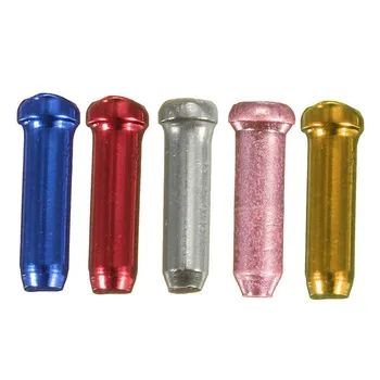 

30pcs/lot aluminum alloy wire end caps End Caps Road MTB Brake inner Cable derailleur shifter cable end cap Bicycle Bike parts