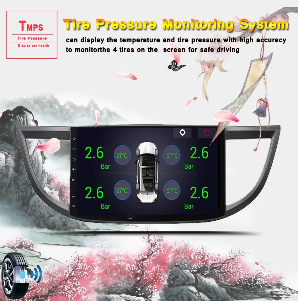 Clearance 10.1 inch Octa Core Android 9.0 Car DVD Player Navigation GPS Fit Honda CRV 2012 2013 2014 2015 16 TV 4G Radio Stereo Head Unit 14