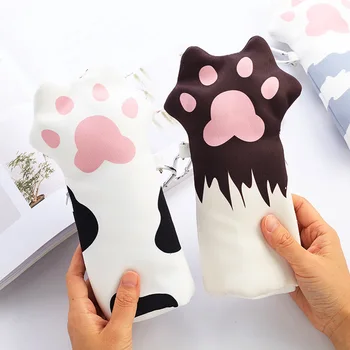 

Cute Korean Big Capacity Cat's Claw Pencils case Bag Storage Cosmetic pouch For Women office & school supplies Kawaii Pencilcase