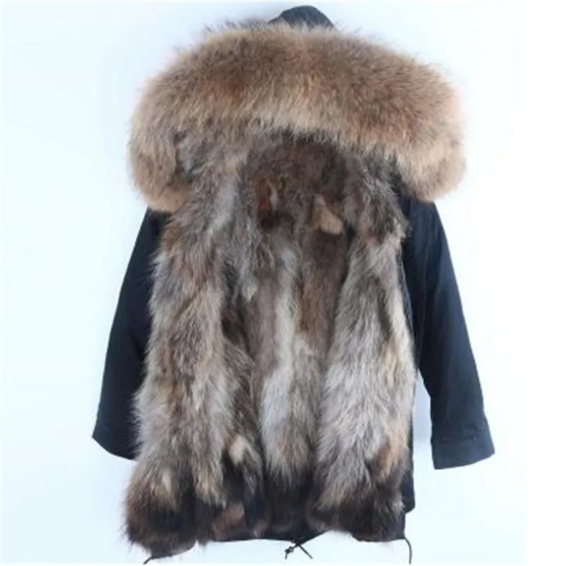 Новинка, пальто с капюшоном из натурального меха енота, природный енот, подкладка для собаки, мужская куртка, зимняя куртка для мужчин