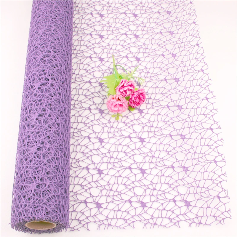 4.5M Color Organza Bouquet Wrapping Gauze Mesh DIY Craft Supplie Children Hand Scrapbook Tools Wedding Party Decor Hangings