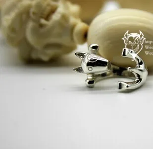 

Bull Terrier Ring 1PCS newest cute free size cartoon animal Bull Terrier dog Ring jewelry Designed for lady