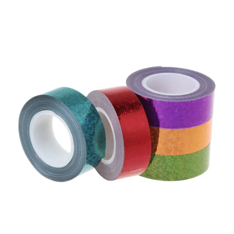 

1pc 5m Rhythmic Gymnastics Decoration Holographic Glitter Tape Ring Stick Plastic Accessory