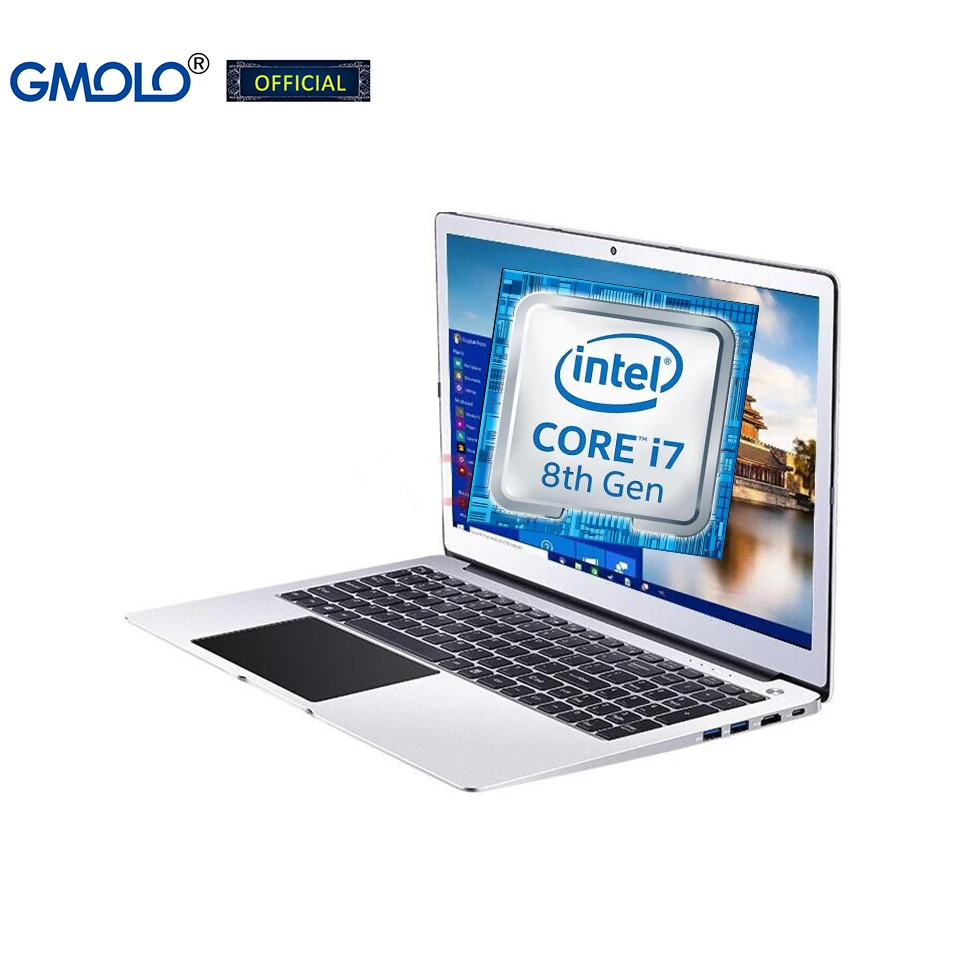 

GMOLO 15.6 gaming laptop computer 16GB DDR4 RAM 512GB SSD + 1TB Intel I7 / I5 8th Generation quad core CPU metal notebook PC