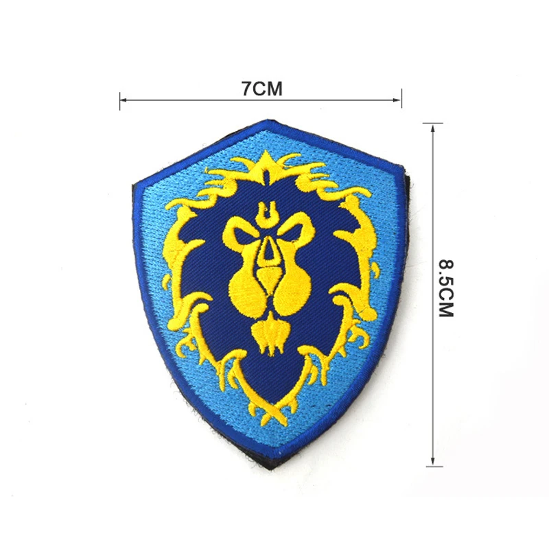 3 шт. WOW World Alliance/Horde Forces Camp сторонняя нашивка с надписью DIY Высококачественная
