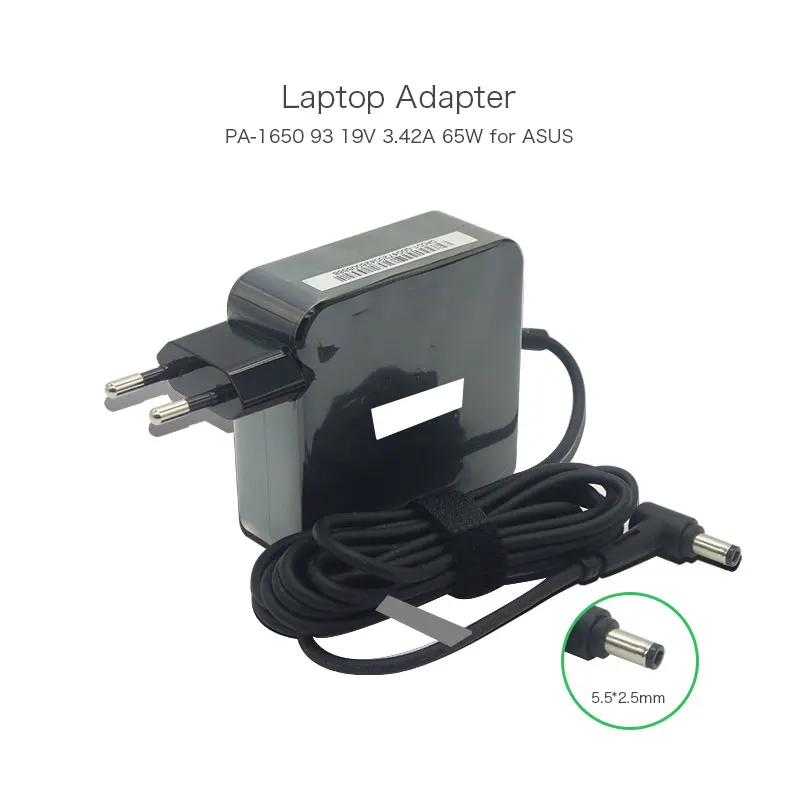 Genuine 19V 3.42A 65W 5.5*2.5mm AC Adapter Charger for Asus X551 Series  PA-1650-93 AD887020 010LF Laptop AC Adapter Cable - AliExpress Computer &  Office