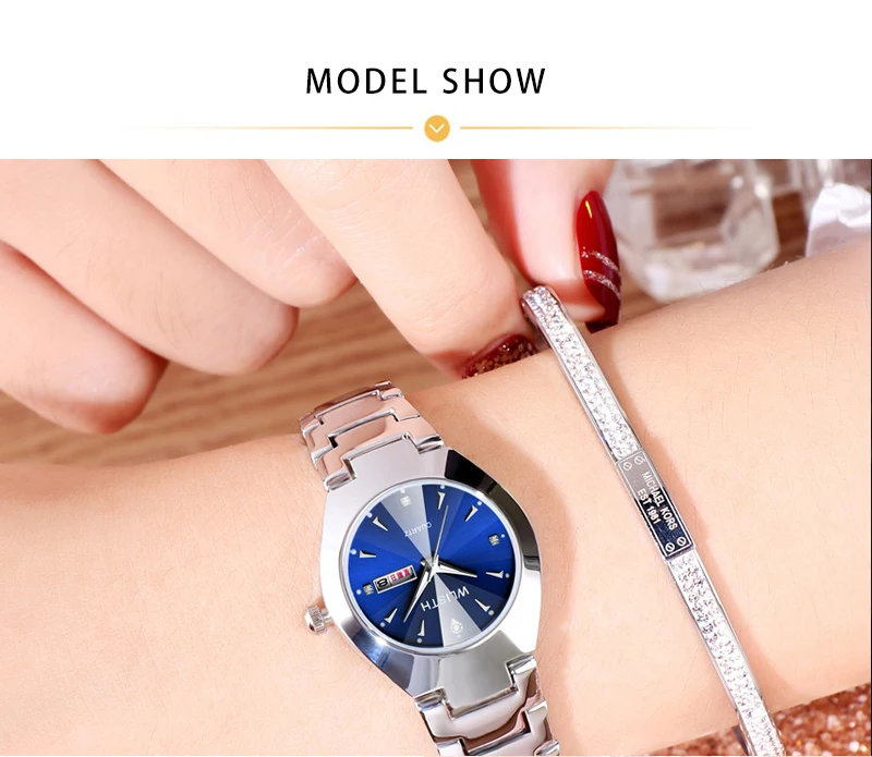 2019 новые модели мужские и женские Роскошные наручные часы бренд романтическая пара твердый ремешок кварцевые деловые наручные часы для
