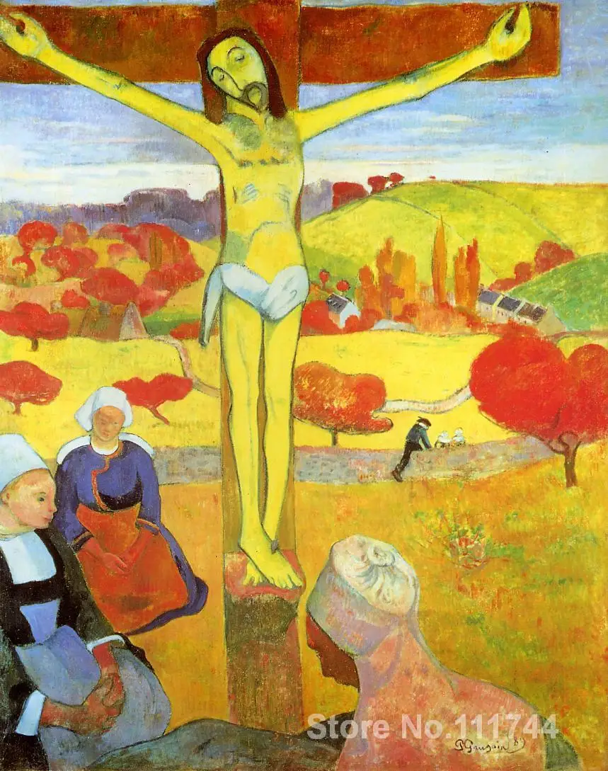 

Fine art modern The Yellow Christ by Paul Gauguin paintings Hand painted High quality