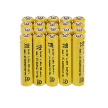 Anmas power 5~ 30 шт Желтый цвет 1,2 V AAA Ni-MH 600mAh 3A nimh аккумуляторная батарея для солнечного света сменные батареи