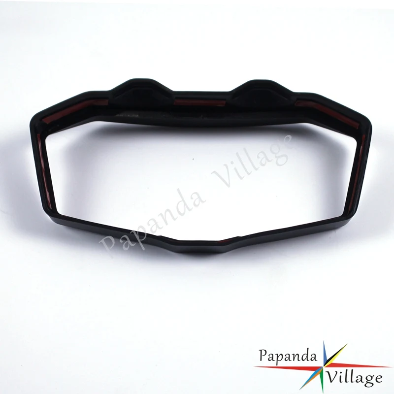 Black Motorcycle ABS Instrument Dash Surround Gauges Panel Cover