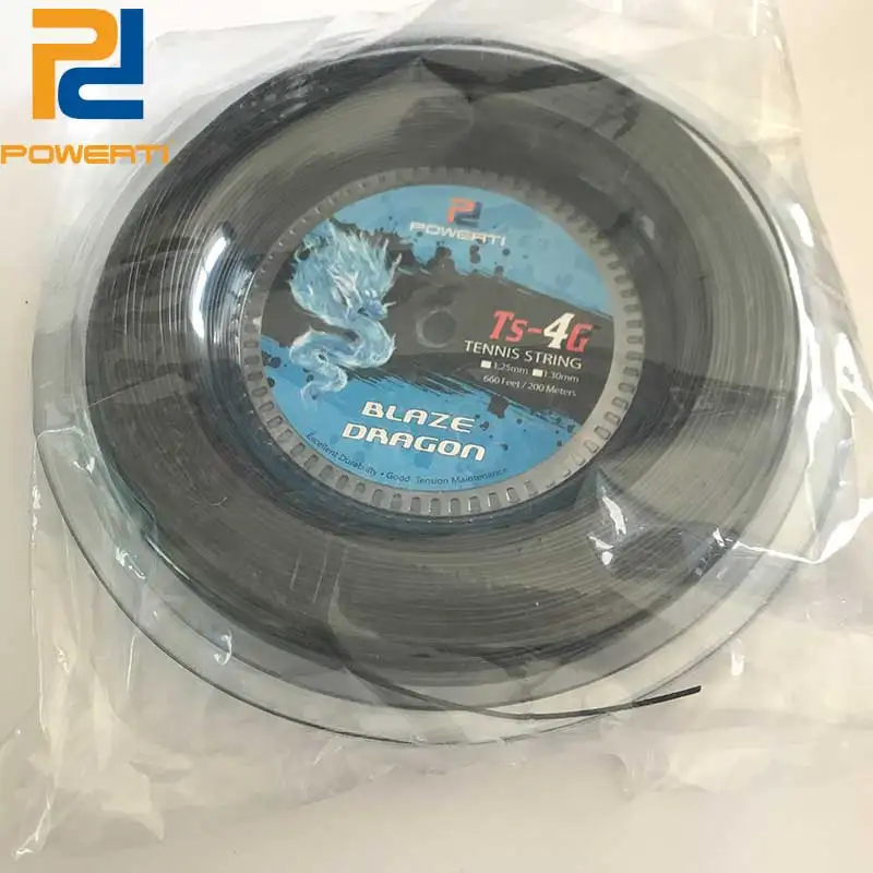 Шнурок для тенниса POWERTI TS 4G 1 3 мм 200 м из полиэстера|tennis string 200m|polyester tennis stringstennis reel |