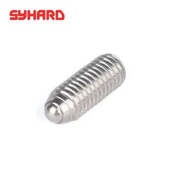 

Free shipping 50pcs/lots M3/M4/M5 304 Stainless Steel Wave Positioning Beads Set Screws Bolt Hex Socket Head Ball Plunger Plug