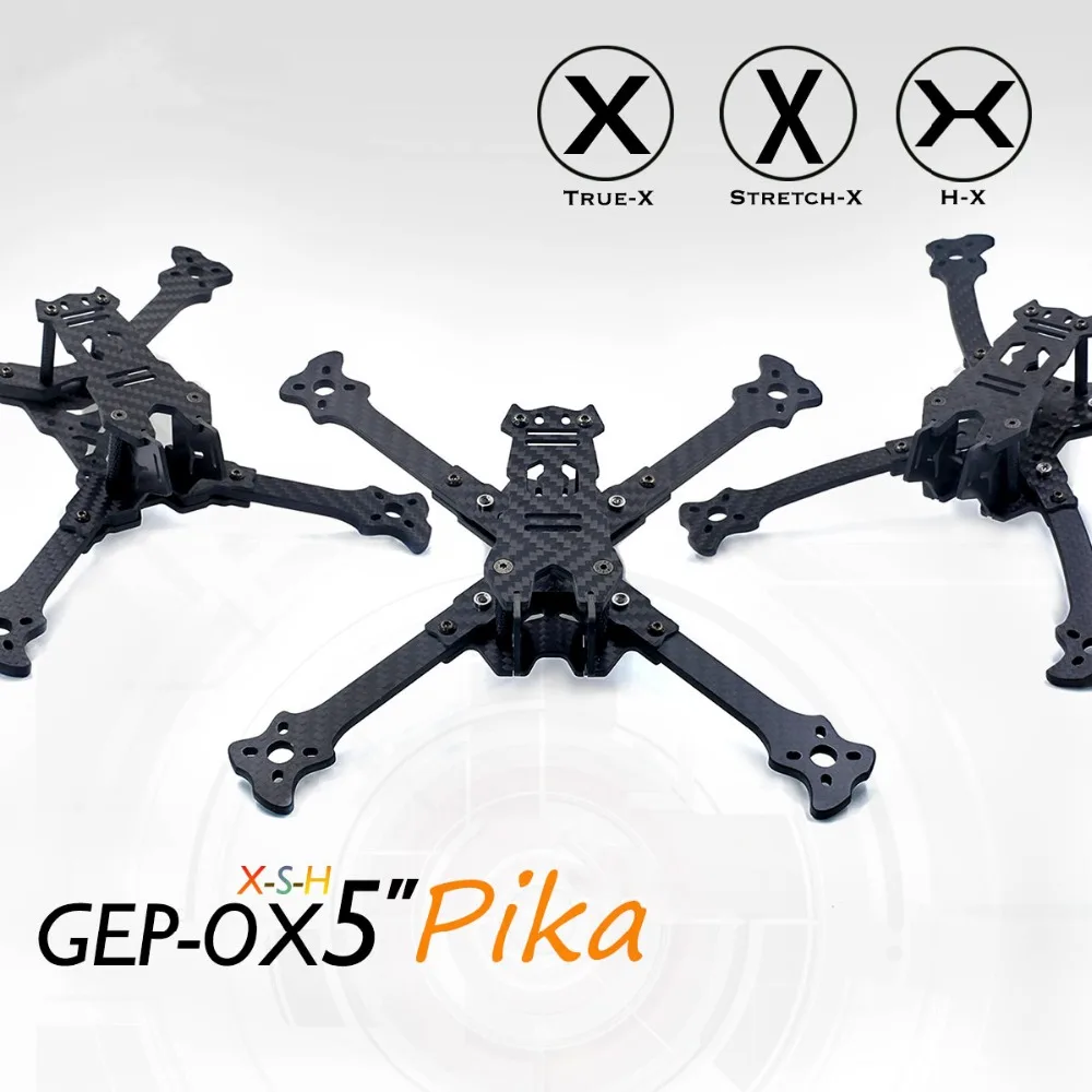 

GEPRC GEP-OX Pika 5inch 220/230mm wheelbase Carbon Fiber Frame Kit 4/5mm Arm For RC DIY drone